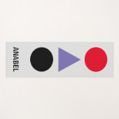 ヨガマット色要素とモノグラム ヨガマット (正面(横))