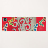 ヨガマット雲日本の蝶ディイニシャル ヨガマット (正面(横))