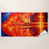 ヨガマット ビーチタオル (正面)