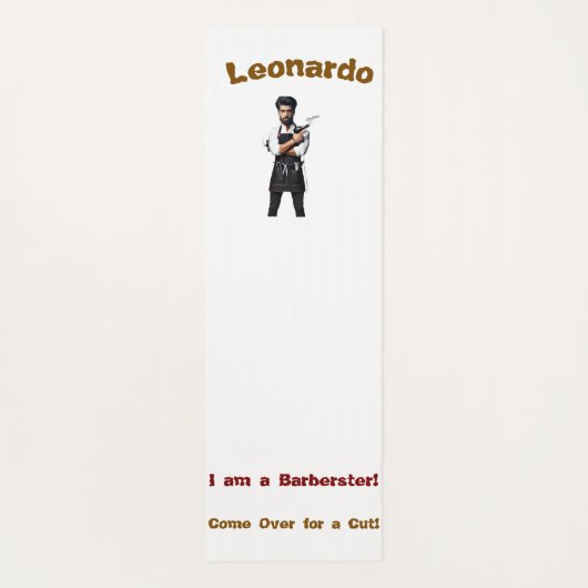 ヨガマット&フィットネスギア理容師テーマ ヨガマット (裏面)