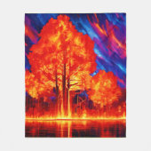 ヨガマット フリースブランケット (正面)