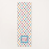 ヨガマット – モノグラムパーソナライズされた三角形 (正面)