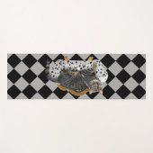 ヨガマット レイジーキャット ダイヤモンド ハッチ (正面(横))