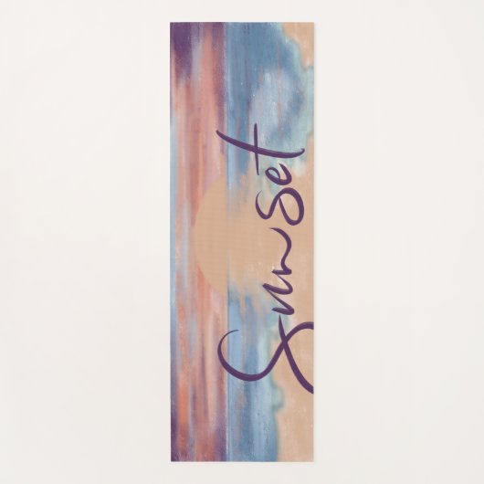 ヨガマット | 夕日 (正面)