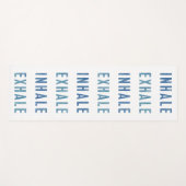 ヨガマット、息を吸う、吐く、息をする引用文 ヨガマット (正面(横))