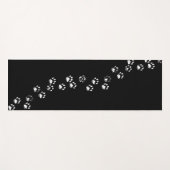 ヨガマット – 猫または犬の前足プリント/トラック (正面(横))