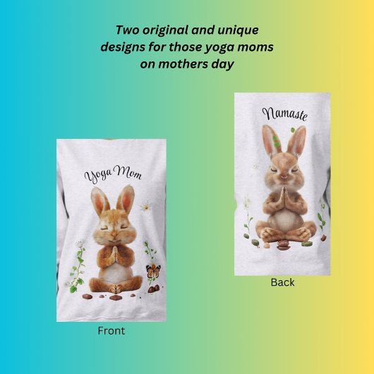 ヨガママかわいいバニー スウェットシャツ