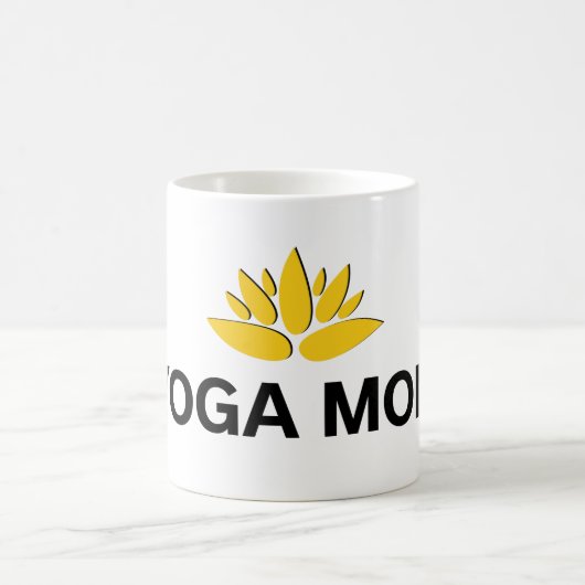 ヨガママ蓮の花コーヒーカップ コーヒーマグカップ (中央)