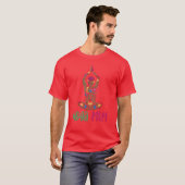 ヨガママ趣味ママ母ママ家族 Tシャツ (正面フル)
