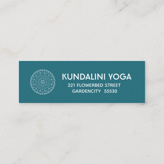 ヨガマンダラパーソナルトレーナープロモ スキニー名刺 (裏面)