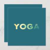 ヨガマンダラ 招待状 (正面/裏面)