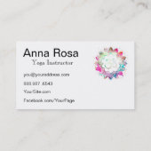 *～*ヨガマンダラOMオウムロータス先生インストラクター 名刺 (裏面)