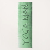 ヨガマン ピスタチオ グレー ホワイト ラスティック ヨガマット (正面)