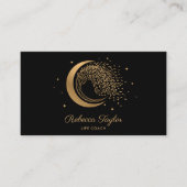 ヨガムーントレンディーライフコーチWILLOW Wtree金ゴールドバス 名刺 (正面)