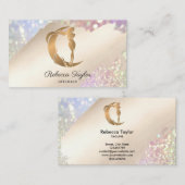 ヨガムーン神秘フェミニン女神 名刺 (正面/裏面)