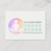 ヨガメディテーションインストラクタークラスパスアポイントメント ロイヤリティカード (正面)