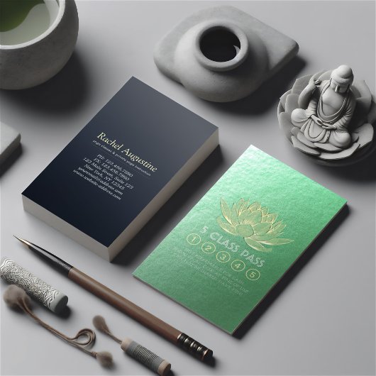 ヨガメディテーションインストラクタークラスパスロイヤリティ ロイヤリティカード