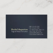 ヨガメディテーションインストラクタークラスパスロイヤリティ ロイヤリティカード (裏面)