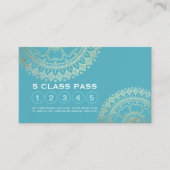 ヨガメディテーションインストラクター金ゴールドマンダラロイヤリティ ロイヤリティカード (正面)