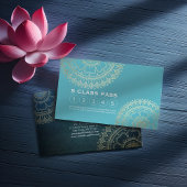 ヨガメディテーションインストラクター金ゴールドマンダラロイヤリティ ロイヤリティカード