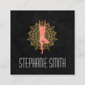 ヨガメディテーションインストラクター |マンダラ スクエア名刺 (正面)