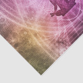 ヨガメディテーションカラフルアートイラストレーション 薄葉紙 (詳細)