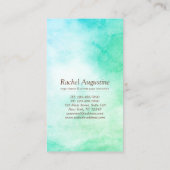 ヨガメディテーションポーズオムシンボルクラスパスロイヤリティ ロイヤリティカード (裏面)