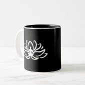 ヨガメディテーションロータス ツートーンマグカップ (正面左)