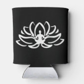 ヨガメディテーションロータス 缶クーラー (裏面)