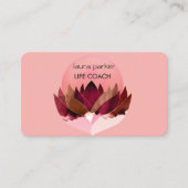 ヨガメディテーション蓮の花マッサージウェルネス 名刺 (正面)