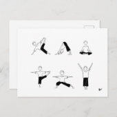 ヨガモガポストカード ポストカード (正面/裏面)