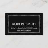 ヨガモダンインストラクターはっきりした縁どプロフェッショナル 名刺 (裏面)