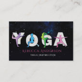 ヨガモダンインストラクタースタイル |癒ホリスティックし 名刺 (正面)