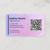 ヨガモダンインストラクターテンプレート 名刺 (正面)