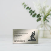 ヨガモダンインストラクタートレーナー先生 名刺 (スタンド正面)