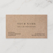 ヨガモダンインストラクタープロフェッショナルロゴビジネス 名刺 (裏面)