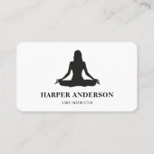 ヨガモダンインストラクタープロフェッショナルロゴビジネス 名刺 (正面)