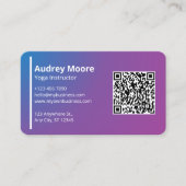 ヨガモダンインストラクター 名刺 (正面)