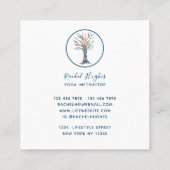 ヨガモダンスタジオ スクエア名刺 (裏面)