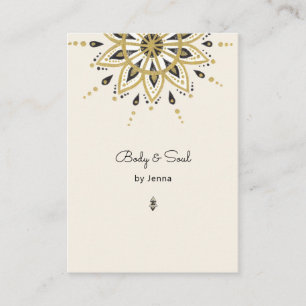 ヨガモダンマッサージウェルネスビジネスカード 名刺