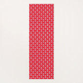 ヨガモダン航海のいかりモノグラムレッドブルー ヨガマット (裏面)