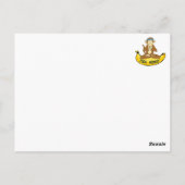 ヨガモンキー ポストカード (裏面)