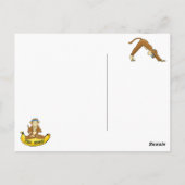 ヨガモンキー ポストカード (裏面)