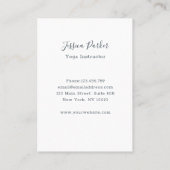 ヨガユニバースビジネスカード 名刺 (裏面)