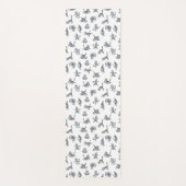 ヨガヨガマットをするタビー猫 ヨガマット (正面)