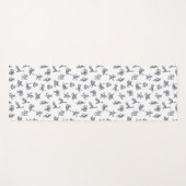 ヨガヨガマットをするタビー猫 ヨガマット (正面(横))