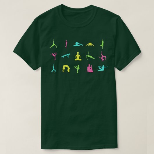 ヨガヨギニ仏陀の瞑想8 Tシャツ (デザイン正面)