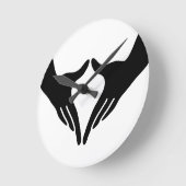 ヨガヨニムドラ ラウンド壁時計 (傾斜)