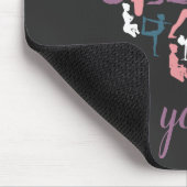 ヨガラブシルエット マウスパッド (コーナー)