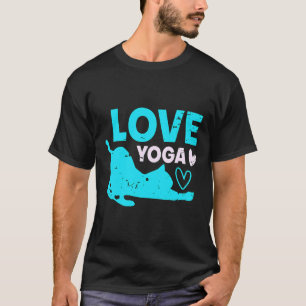 ヨガラブタイポグラフィ Tシャツ